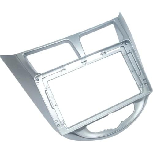 Android GPS Installation Modification Frame 2 DIN Navigation Panel Frame Fascia for Hyundai Rena/accent/solaris/i-25/attitude