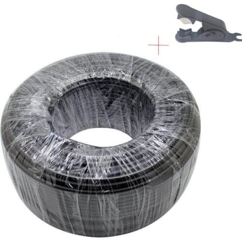 1/4'' 6.35mm Black White Beige PE Tube PVC Hose Food Grade Material For Misting Kits Irrigation System