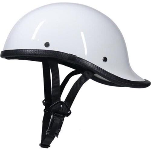 Personality Long Tail Open Motorcycle Helmet Half Face Helmet Vintage Retro Cascos Para Moto Scooter Cruiser Chopper