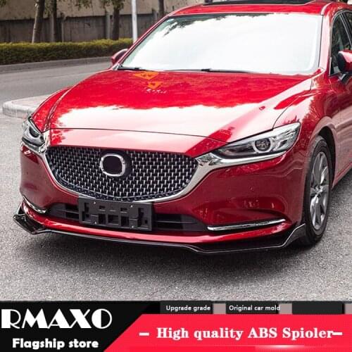 For Mazda 6 ATENZA Body kit spoiler 2020-2021 For ATENZA ABS Rear lip rear spoiler front Bumper Diffuser Bumpers Protector