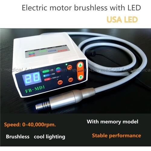 Dental Micromotor Oral Material LED Brushless Mini Electric micro motor System With memory function