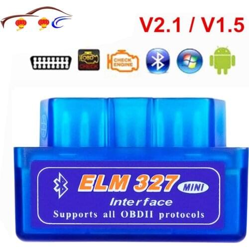 Super Mini Elm327 Bluetooth V2.1 / V1.5 Obd2 Car Diagnostic Tool Elm 327 Bluetooth For Android/symbian For Obdii Protocol