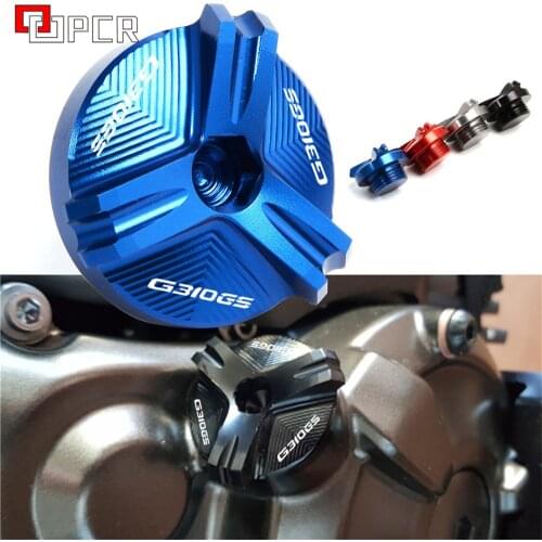Motorcycle Engine Oil Filter Cup Plug Cover Screw For BMW S1000R S1000RR S1000XR HP4 Race G450X G310R G310GS motor accessories