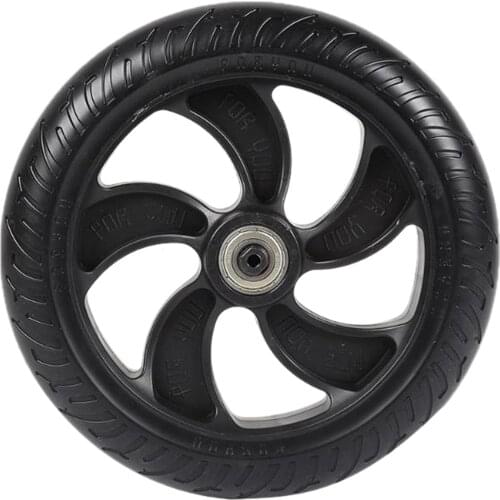 High Performance Electric Scooter Solid Rear Wheel Back Tire W/Wheel Hub Replacement Rear Wheel