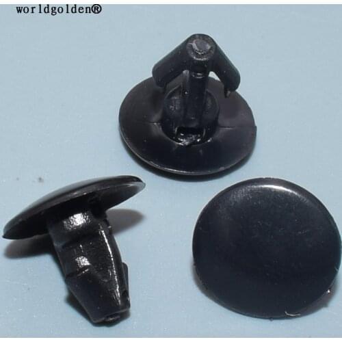 Worldgolden 100pcs plastic clip Hood Retaining Clip for Mazda#BP4K-58-762 (BP4K58762)