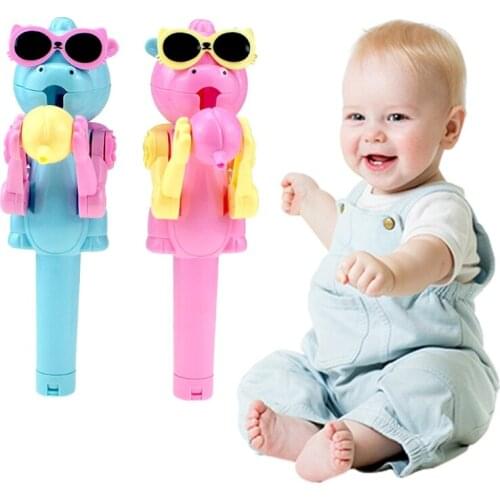 1 Pc Creative Kids Eating Lollipops Robot Lollipop Candy Stand Holder Educational Toy for Children Decompression Games Kids