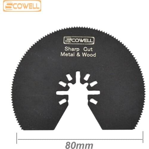 Free Shipping 20% OFF 80mm Half Round Oscillating Multi Tool Saw Blade for cutting metal,Hacksaw Blades by Chinese Manufacturer