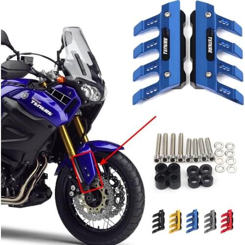 For Yamaha XT1200Z/E super Tenere Motorcycle Mudguard Front Fork Protector Guard Block Front Fender Anti-fall Slider Accessories