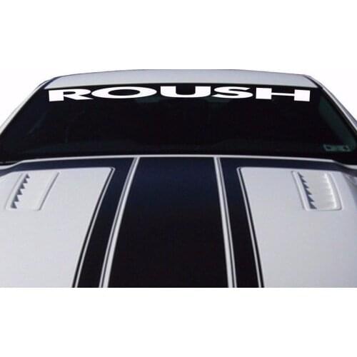For Car Sticker Ford Mustang ROUSH Windshield Vinyl Decal Custom Vehicle Logo Styling