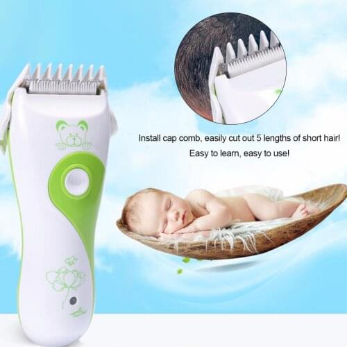 Electric Baby Hair Trimmer Hair Clipper Baby Hair Care Cutting Remover Rechargeable Quiet Kids Infant Women Pet Hair Shaver