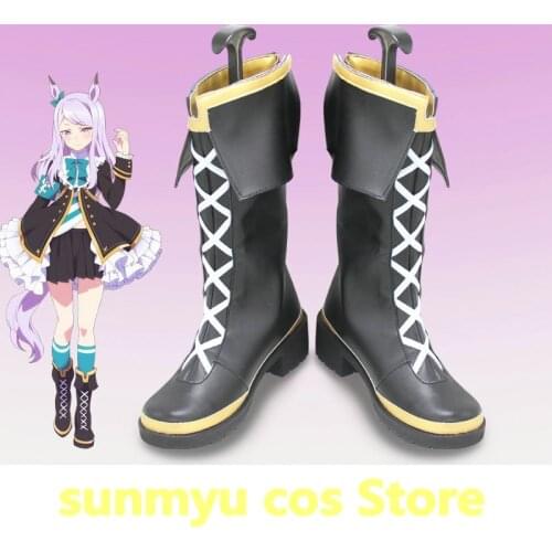 Uma Musume Pretty Derby Mejiro McQueen Shoes boots Cosplay Custom Size