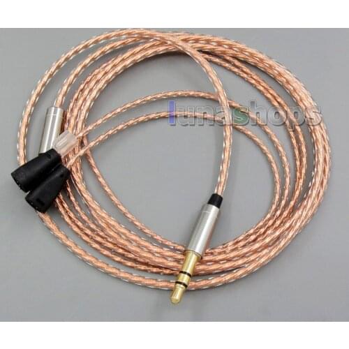 LN005473 1.2m With Slide Block Copper Shielding Earphone Cable For Sennheiser IE8 IE8i