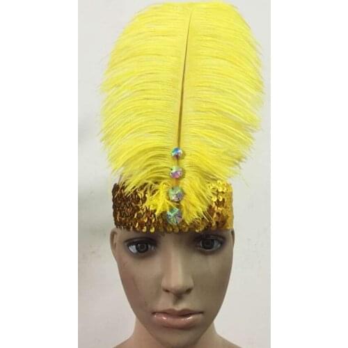 Lo spettacolo di danza copricapo di piume di accessori di abbigliamento La FESTA La Maschera IL Festival