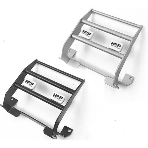 Metal Calf Bar Front Bumper & Spotlight Light for TRX-4 BLAZER K5 RC Car Accessories