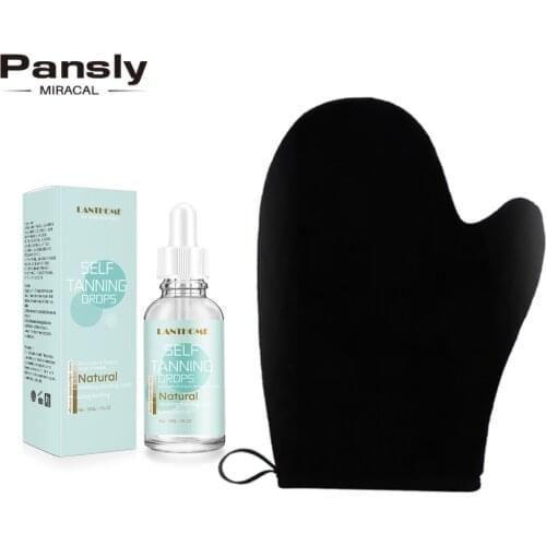 Tanning Salon Bronzer Tanners Gloves Kit for Body Sunblock Makeup Foundation Tanner Lotion Sun Tan Oil Self Solarium Cream