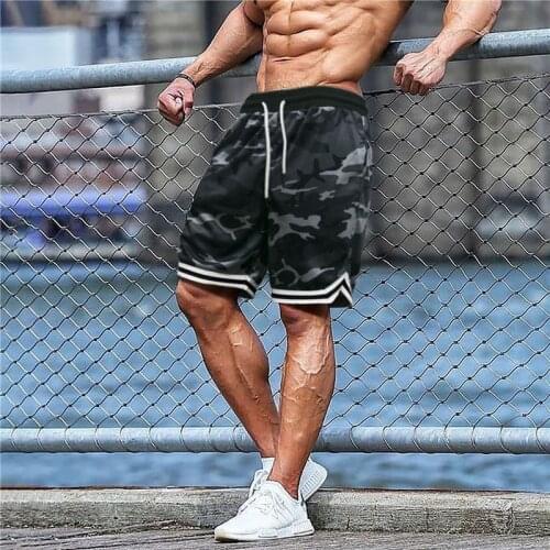 New Mens camouflage Sports Fitness Five-Point Pants Basketball Training Casual Shorts Summer Outdoor Fashion Fitness Shorts