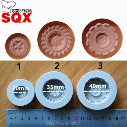 New arrival 4 kinds of tire silicone mold round tire silicone mold for fondant cake decoration sugar craft chocolate moldSQ16237