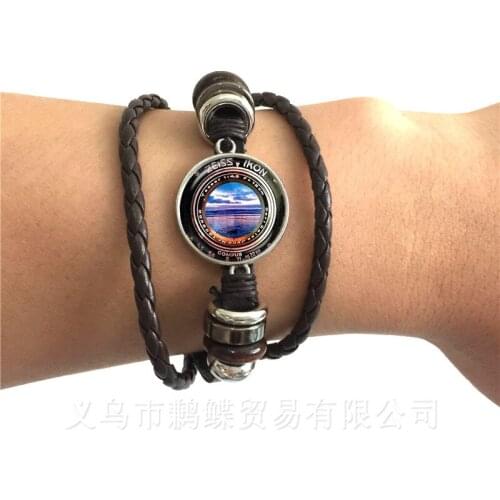 Dslr Lenses Art Picture Bracelet Keep That Moment Forever Camera Lens Black/Brown 2 Color Leather Bracelet Adjustable Bangle