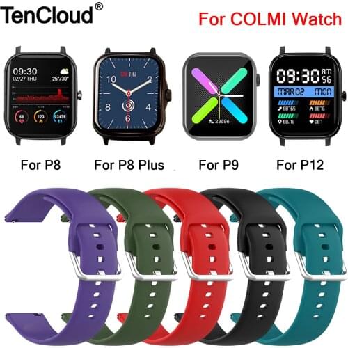 Smart Watch Band For COLMI P9 P8 Pro Wrist Strap For COLMI V23 Pro/Land 1/Land 2S Bracelet 20MM Wristband Replacement Watch Belt
