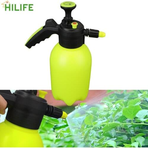Garden Irrigation Hand Pressurized Sprayer Mist Nozzle Flower Watering Gardening Tools and Equipment 2L Bottle Universal