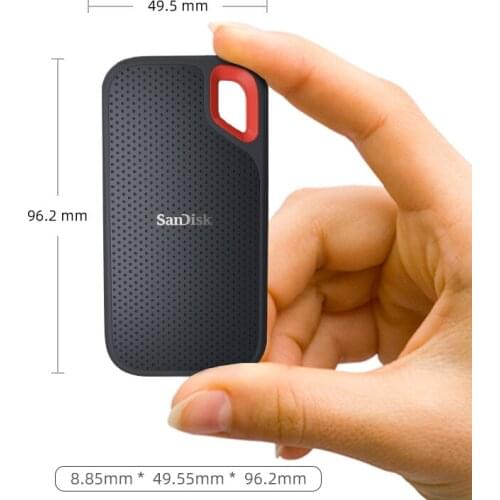 SanDisk SSD USB 3.1 Type C 1TB 2TB 500GB External Solid State Disk 500M/S external hard drive for Laptop camera or server
