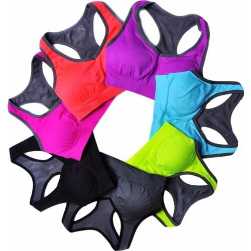 Sexy Yoga Workout Sport Bra Women Gym Fitness Crop Top Breathable Quick Dry Female Running Jogging Sport Brassiere New Spor Suty