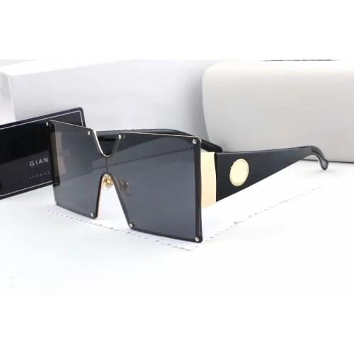 Oversized Sunglasses Ladies Gradient Colour Coating Lens Men Glasses aaa Women Brand Designer Square Sun glass Gafas de sol