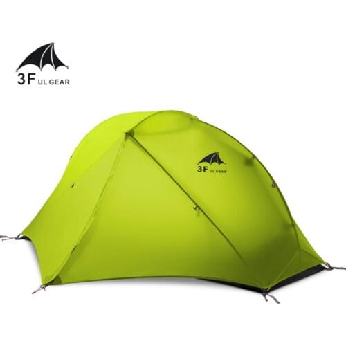 3F UL GEAR Outdoor Ultralight Camping Tent 3/4 Season 1 Single Person Professional 15D Nylon Silicon Tent Barracas Para Camping