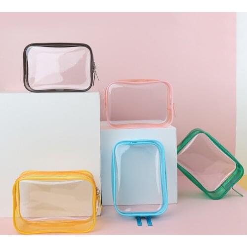 Large Capacity Clear Makeup Storage Case Waterproof Wash Bathing Toiletry Bags for Outdoor Stuff Organizing Supplies