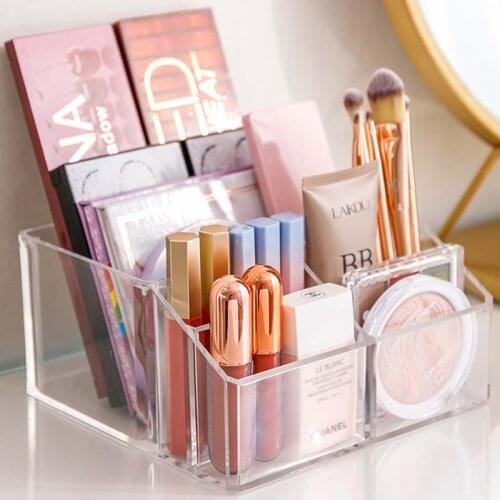 Nail Art Tools Storage Box Nail Gel Organizer Container Case Nail Art Brush Holder Makeup Brush Case Table Organizer