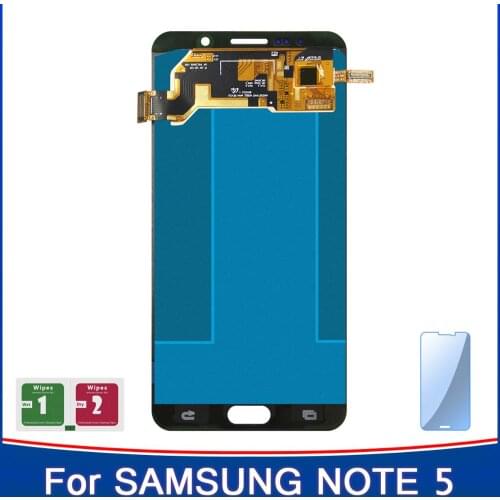 LCD Note 5 Super AMOLED Display For Samsung Galaxy Note 5 N9200 N920T N920A N920I N920G LCD Touch Screen Digitizer Parts