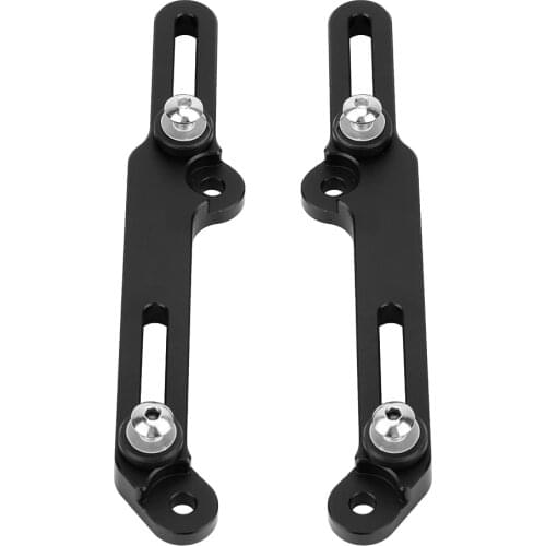 1 Pair Motorcycle CNC Windscreen Adjusters Windshield Bracket for HONDA NC750X 2016-2019 Black Silver Optional