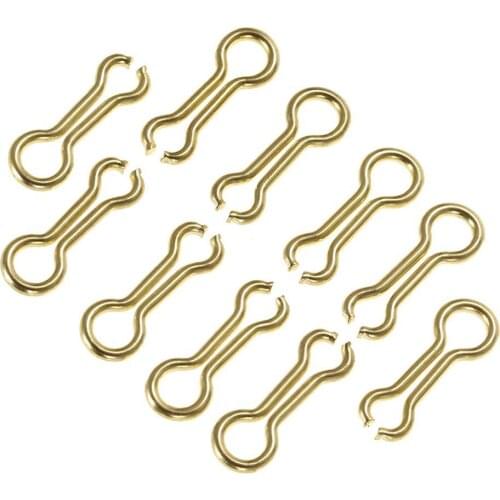100Pcs/Set Sinker Wire Eye Pesca Carp Fishing Saltwater Steel Alloy Molds Snaps Fast Clip Lock Snap Connector Fishing Tackle Aid