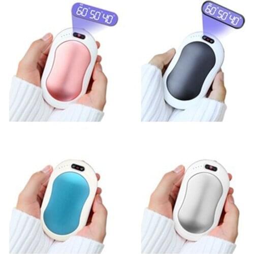 10000Mah LED Heater Hand Warmer Heating Pad USB Rechargeable Handy Warmer Heater Pocket Mini Cartoon Electric Heater Warm