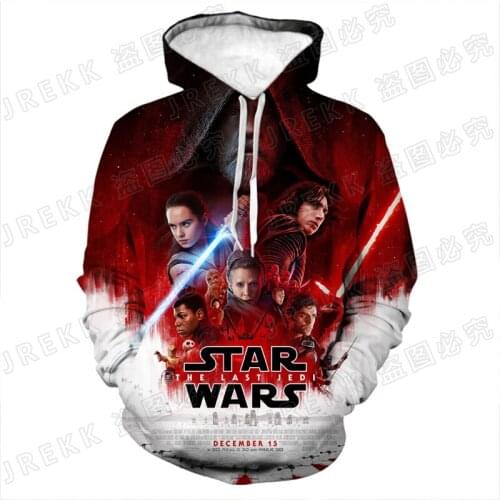 2021 Cool Men Women Children Star Wars Sweatshirts 3D Print Pullover Long Sleeve Boy Girl Kids Hoodies Streetwear Casual Tops