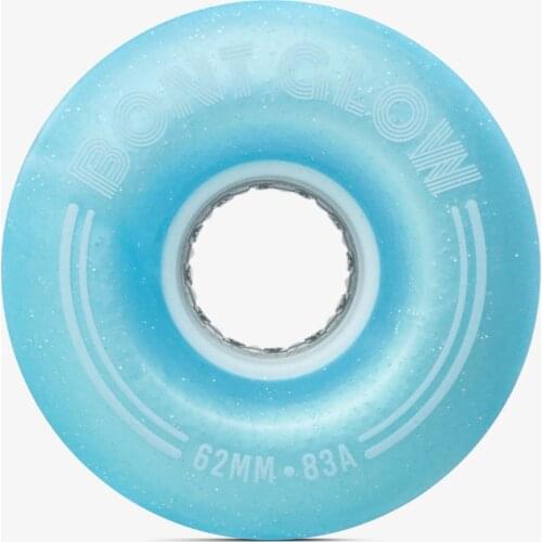 8PCS 100% Original Bont Glow Quad Skate Wheels Lighting LED 83A 62*35mm Wheels Roller Skating Wheels Street Park Patines Tires