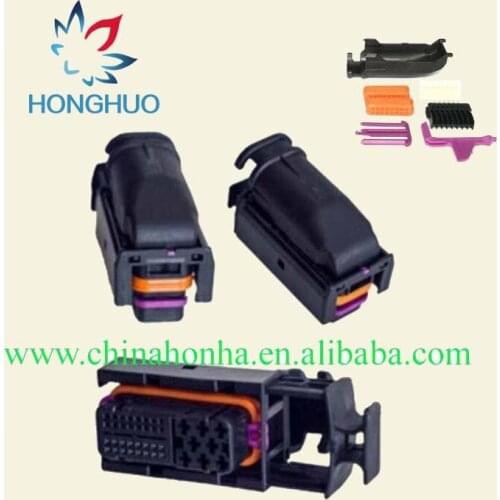 Freeshipping1sets 40Pin 2JZ Automotive ECU Connector With Pins And Seals Ignition Harness Plug 038906379B / 038 906 379 B