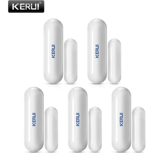 5Pcs/Lot KERUI D026 Wireless Window Door Magnet Sensor Detector For KERUI Home Burglar Security Alarm System