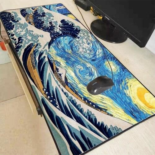 Great Wave Mouse Pad Large Thicken 900*400mm Lockedge Rubber Gaming Gamer Soft Mousepad for CSGO LOL 90x40/80x30MM XXL L