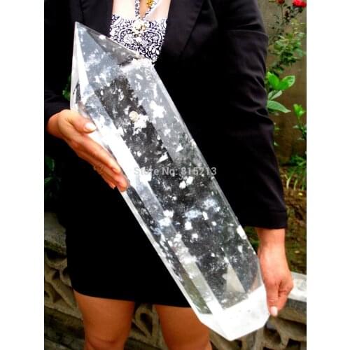 Ddh00994 HUGE Pretty clear SMELT quartz crystal point