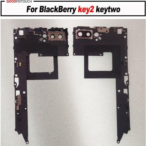 For BlackBerry key2 Middle Frame back frame Housing With Buzzer Replacement Camera Lens glass For keytwo