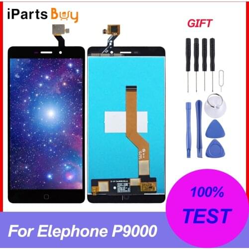 IPartsBuy for Elephone P9000 LCD Screen and Digitizer Full Assembly LCD Display Touch Screen Assembly Digitizer