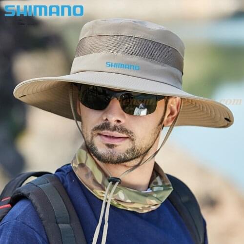 2021 Men Shimano Fishing Hat Outdoor Fishing Cap Uv Protection Adjustable Breathable Sunshade Solid Casual Thermal Fishing Hat