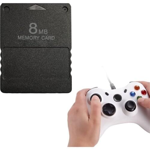 Compact Design Black 8MB Memory Card Memory Expansion Card Suitable for Playstation 2 PS2 Black 8MB Memory Card Dropshipping