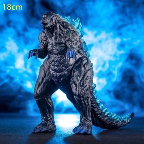 Movie Anime Godzilla Doll Anime Monster PVC Doll Decoration Handmade Model Toy King Gidola Model Desktop Decoration Figma