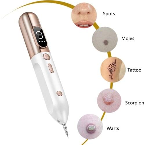 Hot Selling Electric Mole Pen Laser Pen Machine Facial Freckle Tag Wart Removal Device LED Face Skin Dark Spot Remover