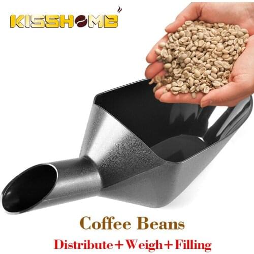 Coffee Bean Distribution Shovel Barista Baker Baking Plastic Large Capacity Coffee Beans Subpackage Accessories For Cafe Studio