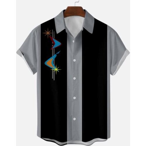 Mens Fashion Shirts Vertical Wide Striped Short Sleeve Lapel Designer Plus Size 5XL 6XL Shirt Men 2021 Summer camisa masculina