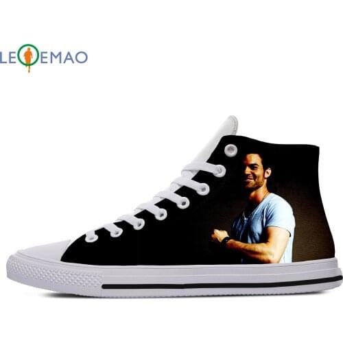 Custom Spring Autumn Canvas Shoes Daniel Gillies High Quality Handiness Flats Mens Casual Shoes Comfortable Big Off White
