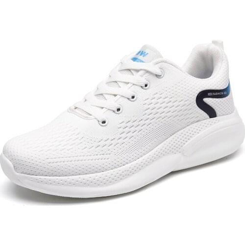 Men Mesh Fashion Breathable Canvas Outdoor Sneaker For Male Casual Sport Running Shoes Light Weight Comfortable Tenis Masculino